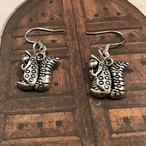 925 silver squirrels earrings ooak new woodland